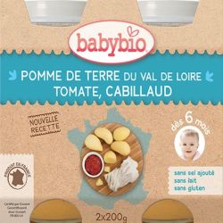 Vitbabybio Pot Pdt Cabillaud 2X200G