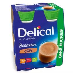 Boisson HP/HC Edulceoree Sans Sucres Cafe - 4 x 200 ml