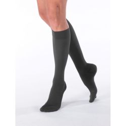 Chaussettes de contention classe 2 mixtes Elle & Lui - Gris Taille 2 Normal