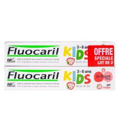 Fluocaril Dent Kid 2-6 Fraise 50Ml X2Zzz