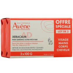 XeraCalm A.D Pain Surgras Nettoyant - 2 x 100 g