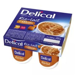 Delical Riz Au Lait Caramel Sel 200Gx4