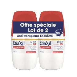 Roll-on anti-transpirant extrême 96 h - Lot de 2 - 2 x 50 ml