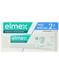 Elmex Sensitive Pro Dent Lot 2X75Ml Promo