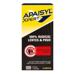 Apaisyl Poux Xpert  A/Lente 100Ml