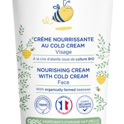 Crème nourrissante au cold cream  à la cire d’abeille BIO 40ml
