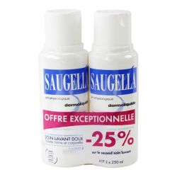 Saugella Dermoliquide 250Mlx2 -30