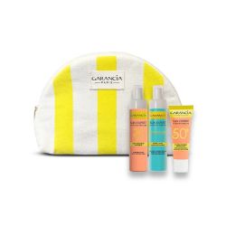 MINI 2025 SOLAR KIT - Fluide Invisible Perfecteur SPF50+ 20 ml, Lait Douceur Invisible SPF30 50 ml, Brume Lactee Fraicheur Express Apres-solaire 50 ml