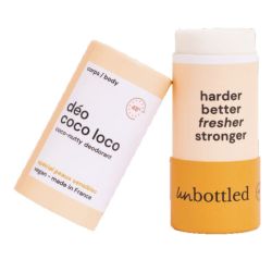 Unbottled déodorant Coco Loco peaux sensibles 50g