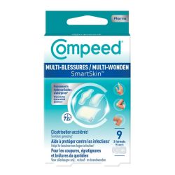 Pansements Hydrocolloïdes Multi-Blessures Assortiment SmartSkin - Assortiment - 9 pansements