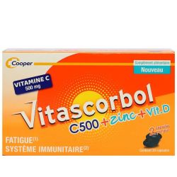 Vitascorbol C500  Zinc 30Caps