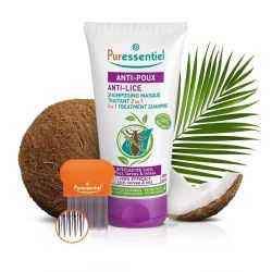 Shampooing Masque Traitement Radical 2 en 1 Anti-Poux - 2 x 150 ml