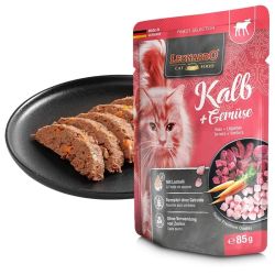 Sachet Fraicheur Veau Legume Leonardo - Chat adulte
