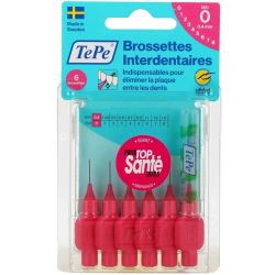 Brossettes Interdentaires 0,4 mm - 6 brossettes