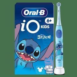 iO Kids Disney Stitch Brosse à Dents Électrique, 1 Brossette, 3 Modes Avec Mode Douceur Pour Enfants