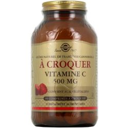 Vitamine C 500 mg Framboise Comprimés - 90 comprimés