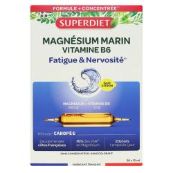 Superdiet Magnesium Marin  Vit B6 Amp20