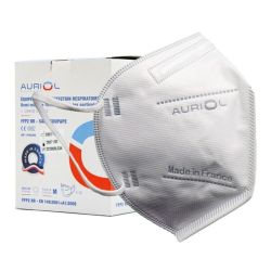 Masque FFP2 NR Blanc Fabrication Française - 50 masques
