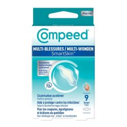 Pansements Hydrocolloïdes Multi-Blessures SmartSkin - Doigts - 9 pansements