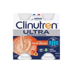 Clinutren Ultra - saveur pêche abricot - 4 x 200 ml