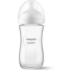 Avent Bib Nat Response 260Ml Verre