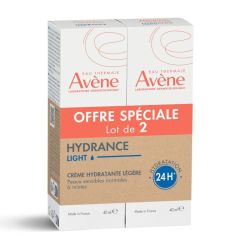 Creme Hydratante Legere Hydrance Light - 2 x 40 ml