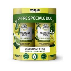 Weleda Deo Stick Citrus Bergamot 2X50G