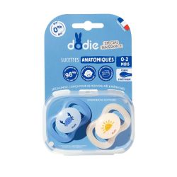 Dodie Sucet 0-2 Mois New Born Bleu N2