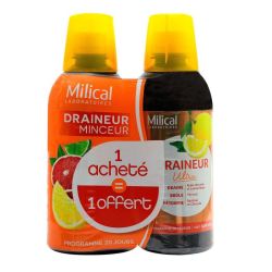 Milical Draineur Agrumes 2X500 Ml