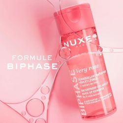 Démaquillant Waterproof Yeux et Lèvres - Biphase VERY ROSE - 100 ml