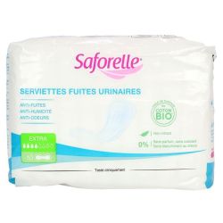 Saforelle Serviet Fuites Urin Extra 10