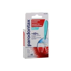 Brossettes Interdentaires Taille 3 - 0,6 mm - 6 brossettes