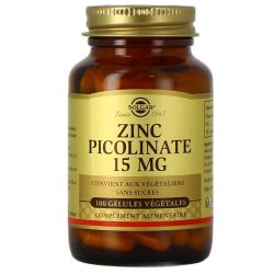 ZINC PICOLINATE 15 MG - 100 gélules végétales