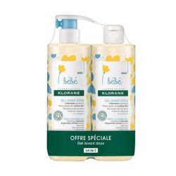 Gel Lavant Doux au Calendula Bebe - 2 x 500 ml