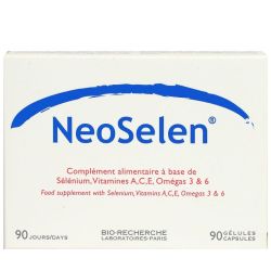 Neoselen sélénium vitamines ACE Omégas 3,6 90 gélules