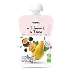 Popote Gourde Prunes Poire 120G