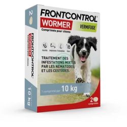 Wormer Vermifuge Chien - 2 comprimes