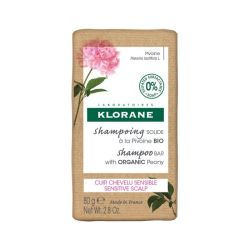Klorane Shampoing solide à la Pivoine Bio 80 g
