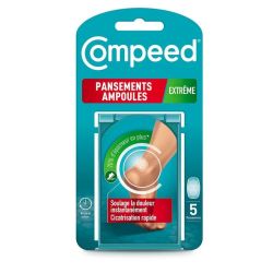 Pansements Ampoules Extrême Moyen Format - 5 pansements, 4,2 cm x 6,8 cm