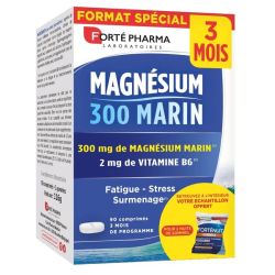 Magnésium 300 Marin - Format Spécial 3 Mois - 90 comprimés