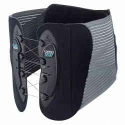 LombaStab Ceinture Lombaire Hauteur 26 cm Noir/Bleu - Taille 4