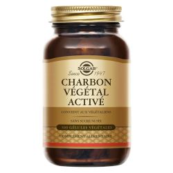 Solgar Charbon Veg. Active Bte 100