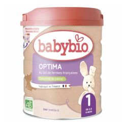 Babybio Optima 1 lait de vache français de 0 à 6 mois bio 800g