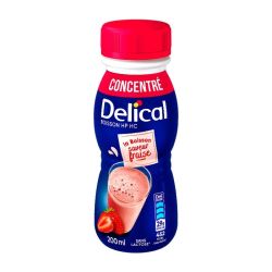 Delical Concentré Boisson Hypercalorique Fraise - 4 x 200 ml