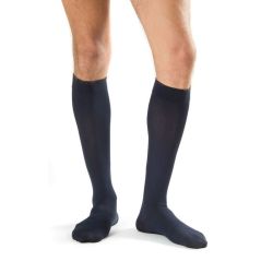 Chaussettes de contention classe 2 mixtes Elle & Lui - Marine Taille 2 Court