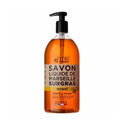 Savon de Marseille Liquide - Monoï - Savon nourrissant corps - 1 L