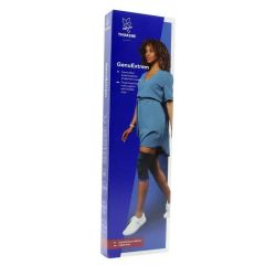 GenuExtrem Genouillère élastique proprioceptive avec baleines latérales souples - Taille 5