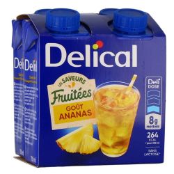 Delical Bois Fruitees Ananas Briq 4X200G