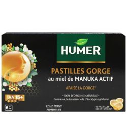 Humer Pastille Cour Liquide Manuka 15