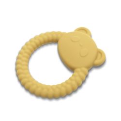 Hochet De Dentition Silicone Panda - Jaune - 1 unité